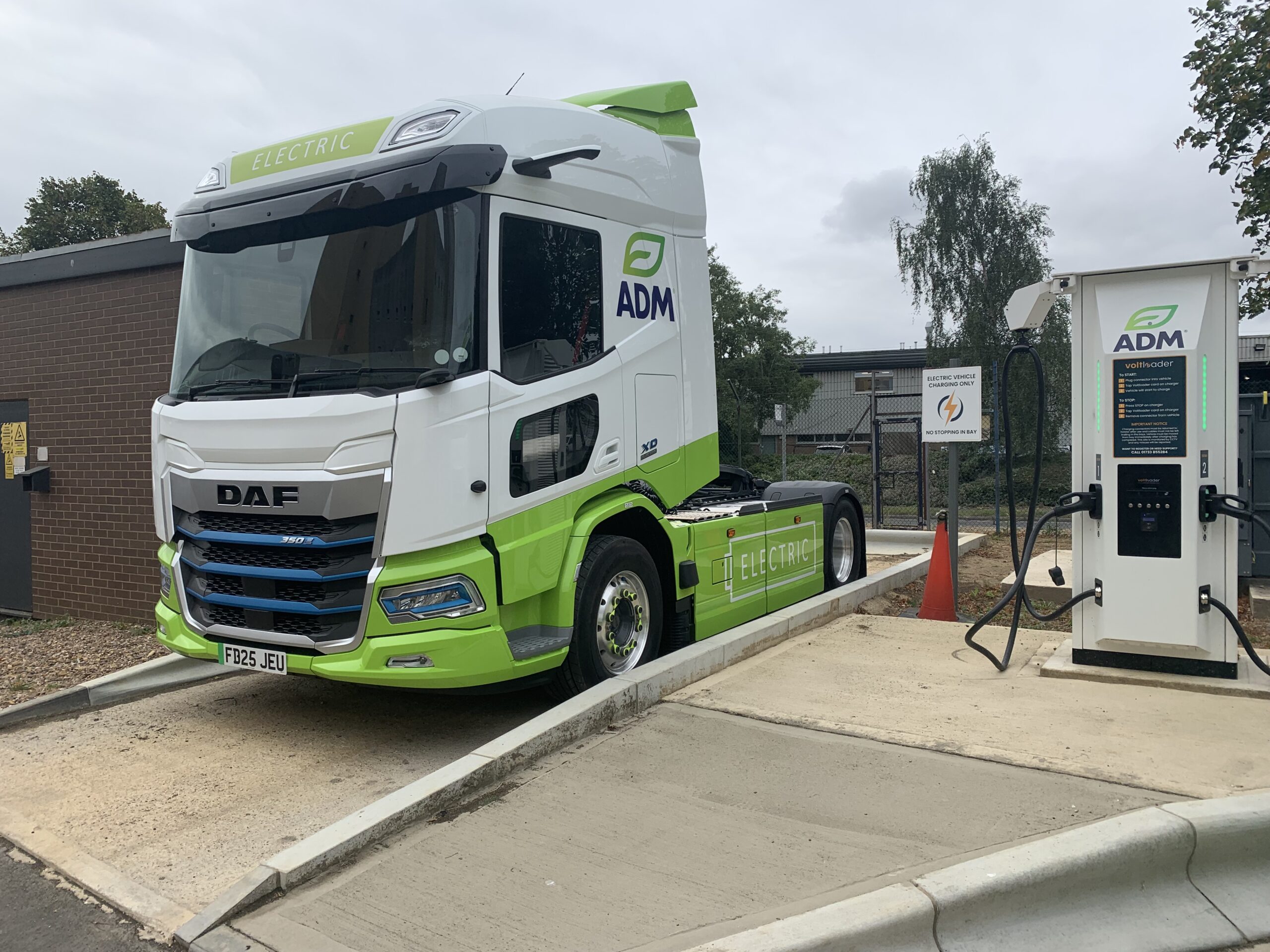 ADM operates five electric HGVs across UK network